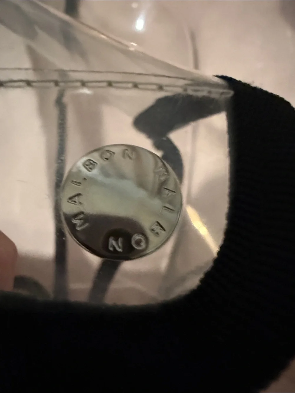 Malbon Clear Vinyl Protective Golf Caddy Cover